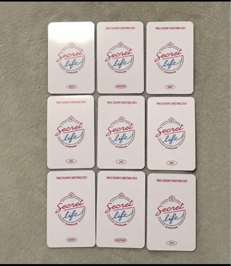 Amazon.co.jp: TWICE シーグリ2023 SECRET フォトカード トレカ JYP